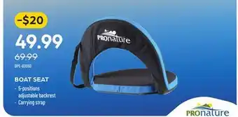 Pronature Pronature BOAT SEAT offer