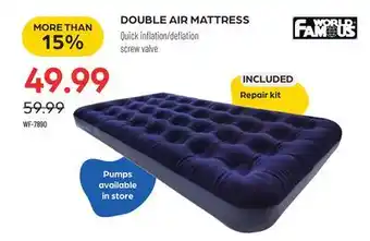 Pronature World Famous DOUBLE AIR MATTRESS offer