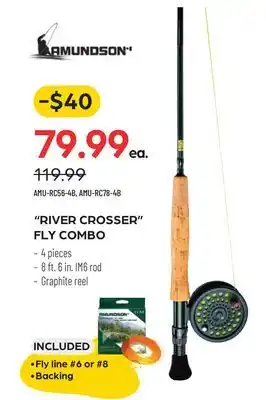 Pronature Amundson RIVER CROSSER FLY COMBO offer