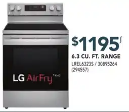 Réno Dépôt LG 6.3 CU. FT. RANGE offer