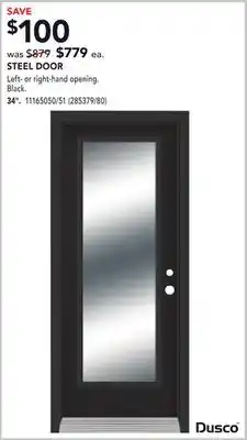 Réno Dépôt DUSCO STEEL DOOR 34 offer