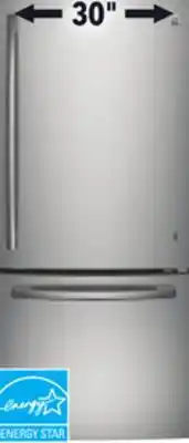 Réno Dépôt GE 20.8 CU. FT. REFRIGERATOR offer