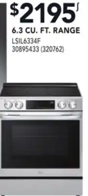 Réno Dépôt LG 6.3 CU. FT. RANGE offer