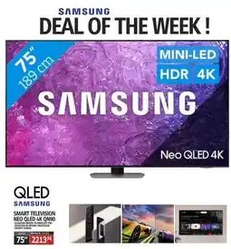 Centre Hi-Fi SAMSUNG SMART TELEVISION NEO QLED 4K QN90 offer