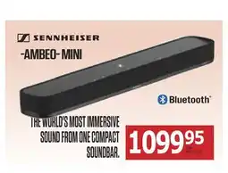 Centre Hi-Fi SENNHEISER THE WORLD'S MOST IMMERSIVE SOUND FROM ONE COMPACT SOUNDBAR offer