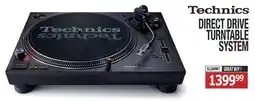 Centre Hi-Fi TECHNICS DIRECT DRIVE TURNTABLE SYSTEM offer