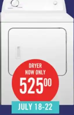 The Brick Inglis 6.5 Cu. Ft. Electric Dryer - White - YIED4671EW offer
