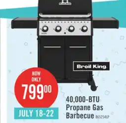 The Brick Broil King Crown 420 40,000-BTU Propane Gas Barbecue - 865254 offer