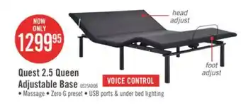 The Brick Quest 2.5 Queen Adjustable Base offer