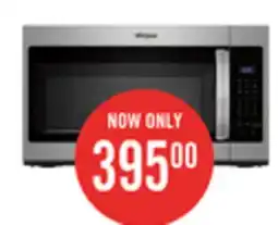 The Brick Whirlpool 1.7 Cu. Ft. Over-the-Range Microwave with 900 Watts Cooking - Fingerprint Resistant Stainless Steel - YWMH31017HZ offer