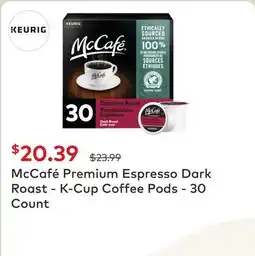 Keurig McCafé Premium Espresso Dark Roast - K-Cup Coffee Pods - 30 Count offer
