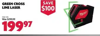 Home Hardware GREEN CROSS LINE LASER offer