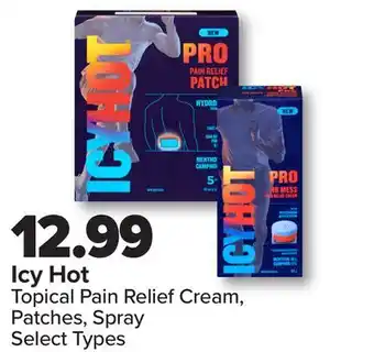 PharmaChoice Icy Hot Topical Pain Relief Cream, Patches, Spray offer