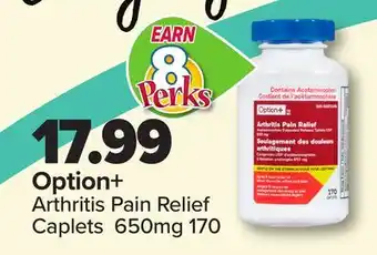 PharmaChoice Option+ Arthritis Pain Relief Caplets offer