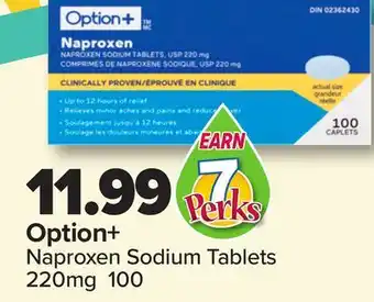 PharmaChoice Option+ Naproxen Sodium Tablets offer