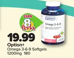 PharmaChoice Option+ Omega 3-6-9 Softgels offer