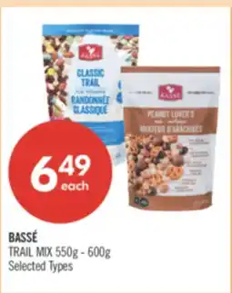 Shoppers Drug Mart BASSÉ TRAIL MIX 550g - 600g offer