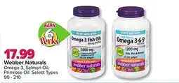 PharmaChoice Webber Naturals Omega-3, Salmon Oil, Primrose Oil offer