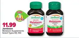 PharmaChoice Jamieson Melatonin Supplements offer