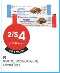 Shoppers Drug Mart PC HIGH PROTEIN SNACK BAR offer