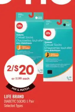 Shoppers Drug Mart DIABETIC SOCKS offer