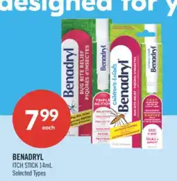 Shoppers Drug Mart BENADRYL ITCH STICK offer