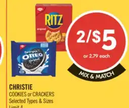 Shoppers Drug Mart CHRISTIE COOKIES OR CRACKERS offer