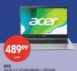 Shoppers Drug Mart ACER ATHLON 15.6 8/256GB WINDOWS 11 NOTEBOOK offer