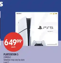 Shoppers Drug Mart PLAYSTATION 5 CONSOLE offer
