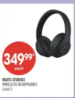 Shoppers Drug Mart BEATS STUDIO3 WIRELESS HEADPHONES offer