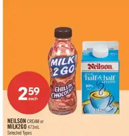 Shoppers Drug Mart NEILSON CREAM or MILK2GO 473mL offer