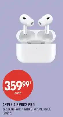 Shoppers Drug Mart APPLE AIRPODS PRO 2nd GENERATION WITH CHARGING CASE offer