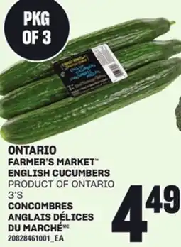 Independent City Market CONCOMBRES ANGLAIS DÉLICES DU MARCHÉ, 3'S offer