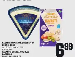 Independent City Market HAVARTI, CHEDDAR OU BLEU CASTELLO, 125-200 G offer