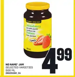Independent City Market NO NAME JAM, 500 ML offer