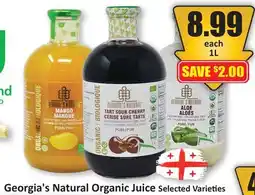 Starsky Georgia's Natural Organic Juice offer