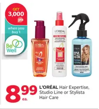 Rexall L' ORÉAL Hair Expertise, Studio Line or Stylista Hair Care offer