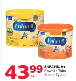 Rexall ENFAMIL A + Powder Tubs offer
