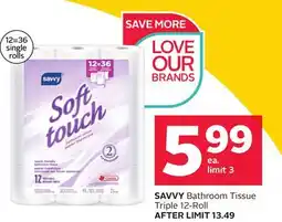 Rexall SAVVY Bathroom Tissue offer