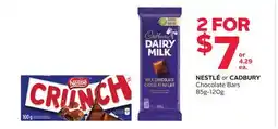 Rexall NESTLÉ or CADBURY Chocolate Bars offer