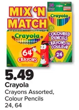 PharmaChoice Crayola Crayons Assorted, Colour Pencils offer