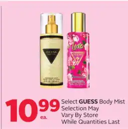 Rexall Select GUESS Body Mist offer