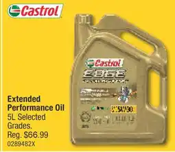 PartSource Castrol Extended Performance Oil offer