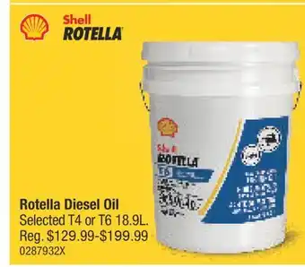 PartSource Rotella Diesel Oil offer