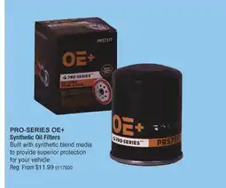 PartSource PRO-SERIES OE+ Synthetic Oil Filters offer
