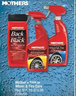 PartSource Mother's Trim or Wheel & Tire Care offer