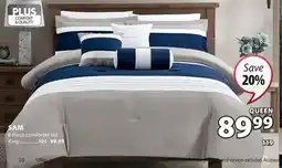 JYSK Sam 6 Piece comforter Set offer