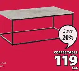 JYSK Dokkedal Coffee Table offer