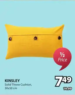 JYSK KINSLEY Solid Throw Cushion offer