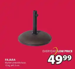 JYSK Fajara Market Umbrella Base offer